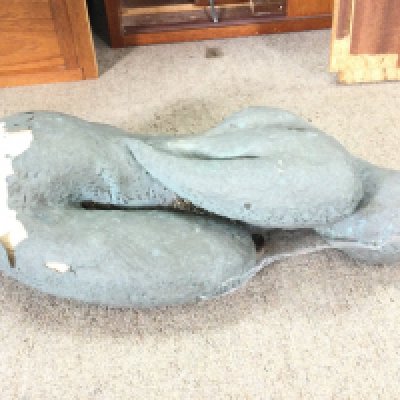 A 20th Century Sculpture Made With Concrete composition. Approx 47CM In Length.