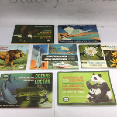 Seven albums of Brooke Bond Canada tea cards, all complete with 'Exploring The Oceans' mounted with corner mounts. Shipping category B. NO RESERVE
