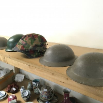 Helmets including Dutch helmets, Swiss helmet etc . Postage category C