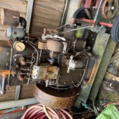 A Twin Cylinder Marine Diesel engine for Narrow Boat or Small water craft SOLD IN SITU we have a dedicated viewing day on Saturday 12th April between 10am - 2pm via appointment, please contact the office for additional address information.