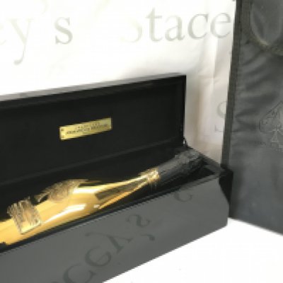 A cased bottle of Armand De Brignac Champagne. This lot cannot be posted