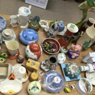A large collection of ceramics and other oddments. Postage D