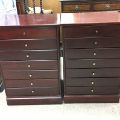 Two modern music sheet cabinets, dimensions 37x48x70cm. NO RESERVE