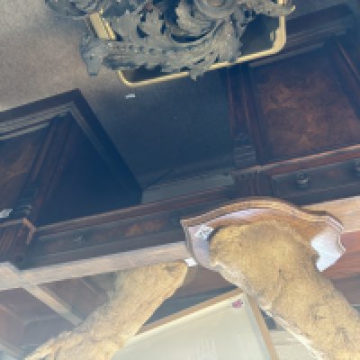 A Victorian Desk/wash stand