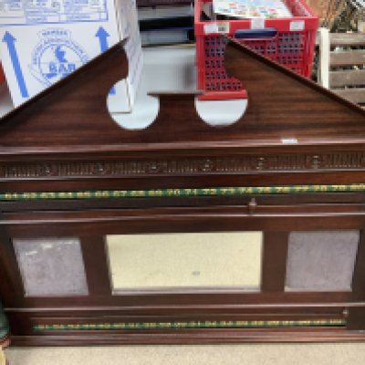 A large vintage snooker scoreboard 130cm