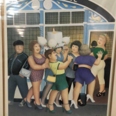 A signed limited edition Beryl Cook print "Hen Night"
