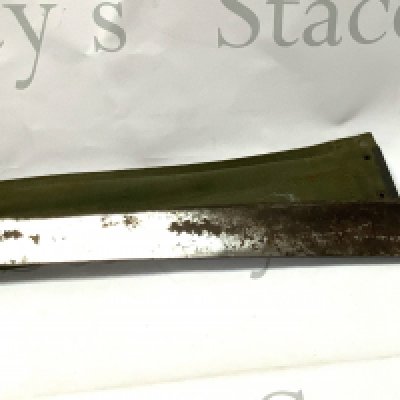 A post WW2 British Army issue Machete with canvas scabbard, blade marked. 819/Broad Arrow/1945 AF 0100 (D)