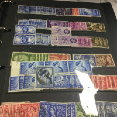 A collection of seven albums of stamps including channel Island Gibraltar and first day covers. NO RESERVE