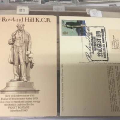 An album containing postal covers Midfland Postal Board with a typed inventory an album of postcards mainly mid 20th century British including the New Forest an album of postcards depicting Vintage cars an album of PHQ cards and others .