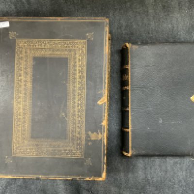 2 Antique Bibles. (D)