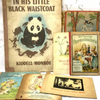 A small collection of child&rsquo;s books including German examples. (C)