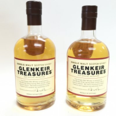 Two bottles of Glenkeir Treasures Ben Nevis 15 year old single malt whisky. This lot cannot be posted