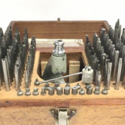 A Gesco watchmakers staking tool kit. Postage category C