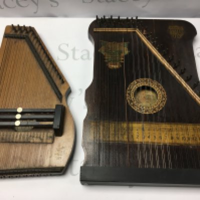 Two 19th Century autoharps comprising a Zimmerman example and one other. Shipping category D. NO RESERVE