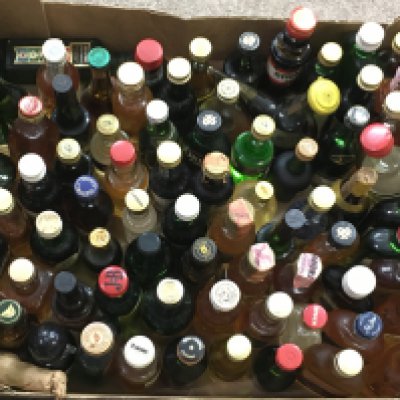 A collection of miniatures including Pigs Nose, Glen Moray, Inchgower, Aberlour, White Horse, Old Forester. This lot cannot be posted