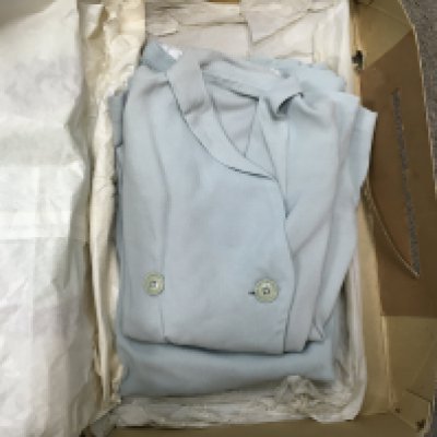 A 1950s cased dress top.