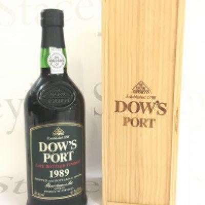 A bottle of 1989 Dows Port Late Bottled Vintage. This lot cannot be posted