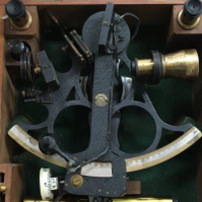 A Kelvin & Hughes cased sextant. This lot cannot be posted