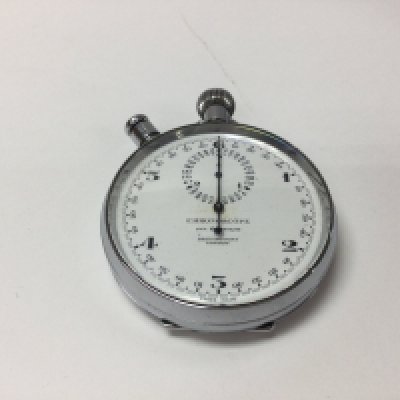 A Bravingtons chronoscope, seen working.