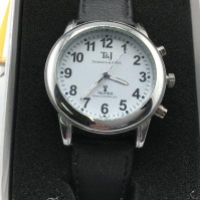 A gents tavistock wrist watch. Talking watch. Running. Excellent condition Postage B