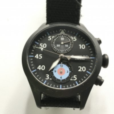 A Limited edition Chris Ward gents watch. C1000 Typhoon model. 42mm case. Comes with box and papers. Seen running.