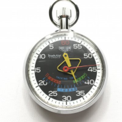 A Heuer Trackstar yachting timer. In excellent condition seen running. Postage B