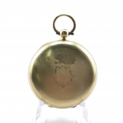 An 18ct gold cased pocket watch, 65.9g. This lot cannot be posted