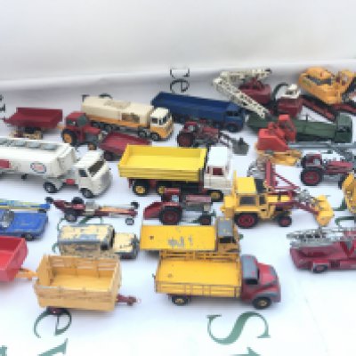 A Collection Of Playworn Diecast Including Dinky. Matchbox.Corgi. No Reserve.