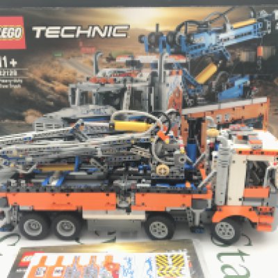 A Lego Heavy-Duty Tow Truck #42128 Turned Into A Pump Truck. With Box And Manual. This Lot Cannot Be Posted In House.