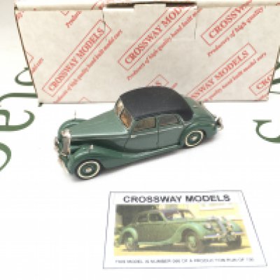 A Boxed Crossway Models Riley RMB 2 1/2 Ltr Saloon 1/43 Scale.