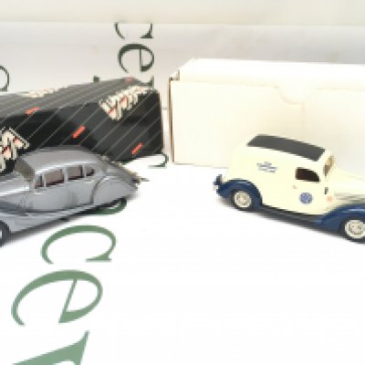 A Boxed Western Models 1949 Jaguar MKV Jaguar Saloon 1/43 scale And A Mini Marque Ford Sedan Delivery 1936 A/F.