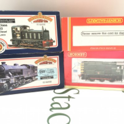 4 X Boxed 00 Gauge Locomotives By Hornby And Bachman.