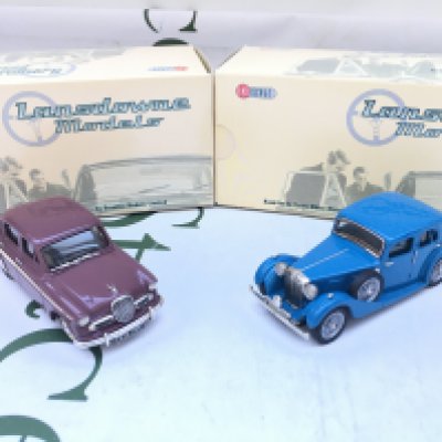 2 X Boxed Lansdowne Models 1/43 Scale. A 1963 Singer Gazelle #LDM.14a And A 1937 MG VA #LDM.84.