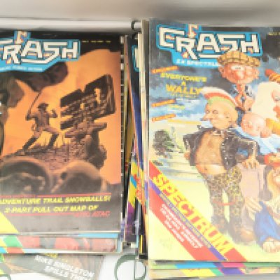 A Collection Of Crash Magazines. Approximately 31.