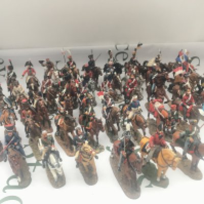 2 Boxes Containing Mounted Delprado Figures. No Reserve. (2).