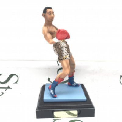A Endurance Art Of Sport Boxing Figure Of Prince Naseem Hamed.