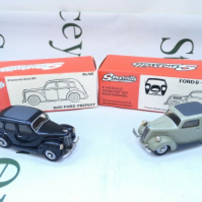 2 Boxed Somerville Models 1/43 Scale. A 1950 Ford Prefect And A 1937 Ford 8-7Y