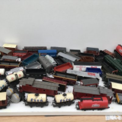 A collection in excess of 45 model railway rolling stock 00 gauge . Manufacturers include Hornby..Bachmann etc. no reserve