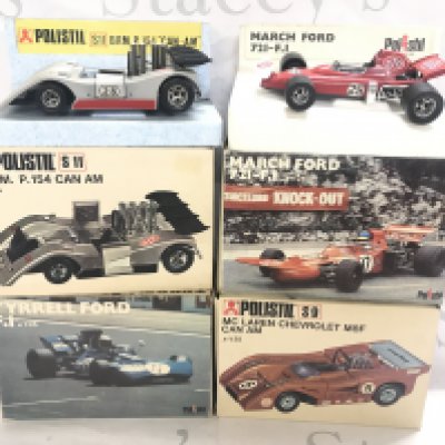 4 X Boxed Polistil 1/25 Scale Racing Cars.(4).