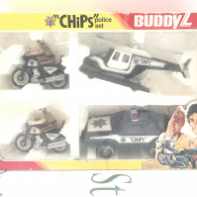 A Boxed Buddy L CHiPs Police Set. No Reserve.