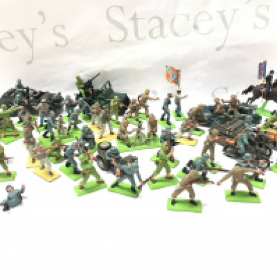 A Box Containing Britains Soldiers And Vehicles. No Reserve.