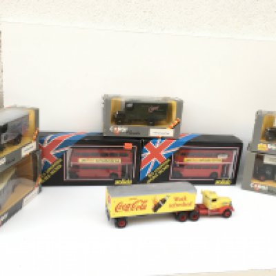 A collection of boxed diecast model vehicles by Corgi ..Solido and Dinky. No reserve