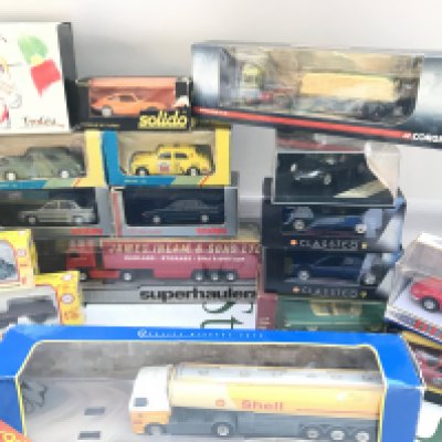A Collection Of Boxed Diecast Including Corgi. Solido. Etc. No Reserve.