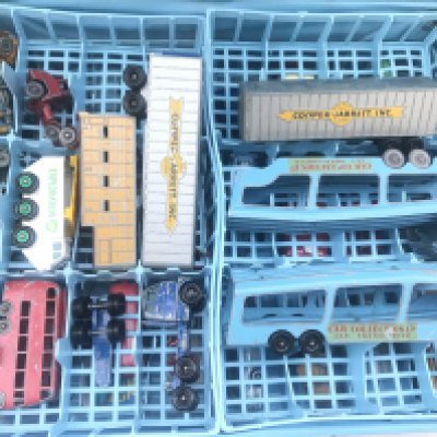 A Matchbox Carry Case Containing Matchbox Diecast.