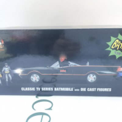 A Boxed Jada Classic TV Series Batmobile 1/18 Scale.