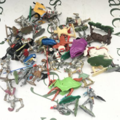 A Collection of Various Plastic Figures Including Britains. Timpo Etc. No Reserve.