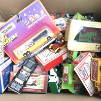 A Box Containing Loose And Boxed Diecast. No Reserve.