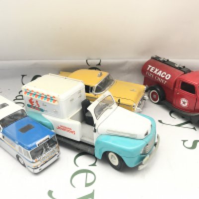 A Box Containing Various Diescast including 1/18 Scale. No Rrserve.