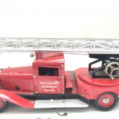 A Boxed Marklin Tin Plate Fire Engine #1991. No Reserve.