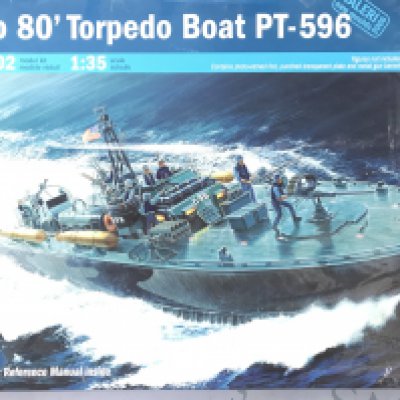 A Boxed Italeri Elco 80 Torpedo Boat PT-596 Model Kit #5602. No Reserve.